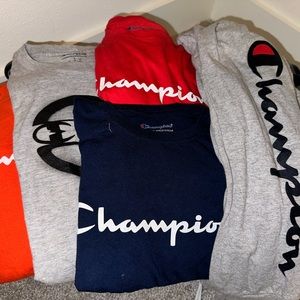 CHAMPION BOYS (4) SHIRTS + PANTS